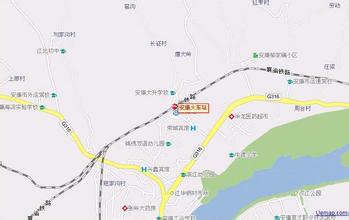 白河火車站地圖,白河火車站位置