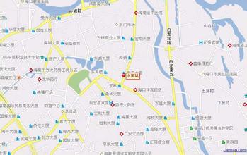 海口火車站地圖,海口火車站位置