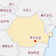 羅馬尼亞國(guó)土面積示意圖