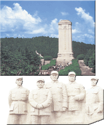 徐州淮海戰(zhàn)役烈士紀(jì)念塔園林天氣