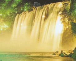 陽(yáng)泉水簾洞瀑布天氣